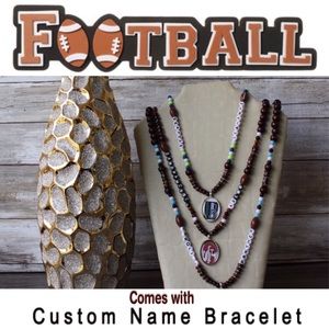 Personalize Football Jewelry